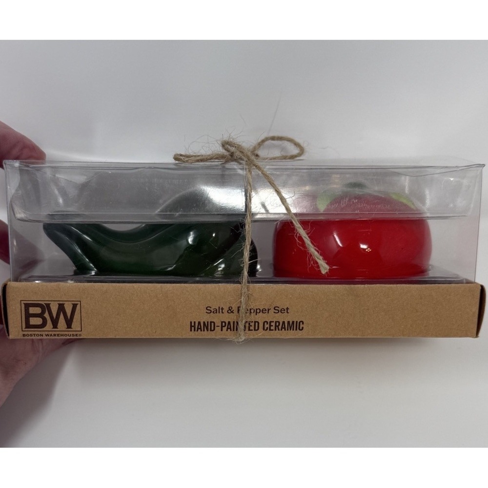 Chile Pepper And Tomato Salt and Pepper Set Boston Warehouse Shaker Set
